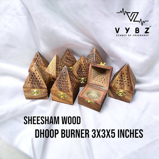 Pyramid Dhoop Burner - 3 X 3 X 5 inches